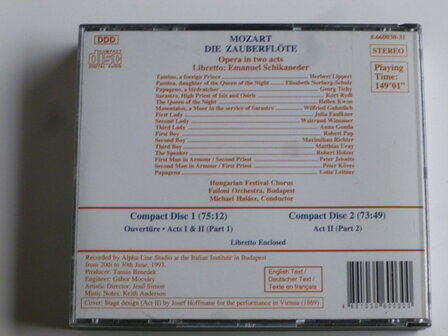 Mozart - Die Zauberflote / Michael Halasz, Lippert (2 CD)