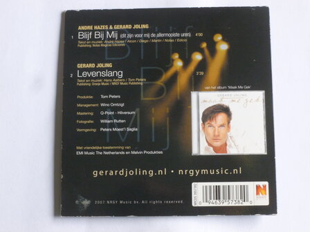 Andre Hazes &amp; Gerard Joling - Blijf bij mij (CD Single)
