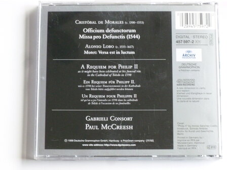 Morales - Requiem / Gabrieli Consort, Paul McCreesh