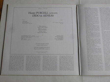 Purcell - Dido &amp; Aeneas / Raymond Leppard (LP)