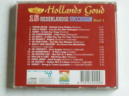 Hollands Goud - 15 Nederlandse Successen deel 1