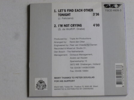 The Blue Diamonds - Let's find each other tonight (CD Single)