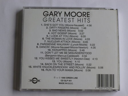 Gary Moore - Greatest Hits  (green line)