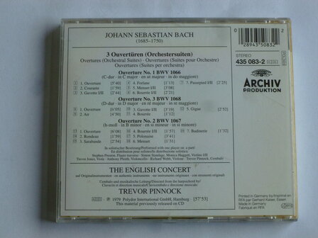 Bach - Ouvert&uuml;ren 1,2,3 / Trevor Pinnock