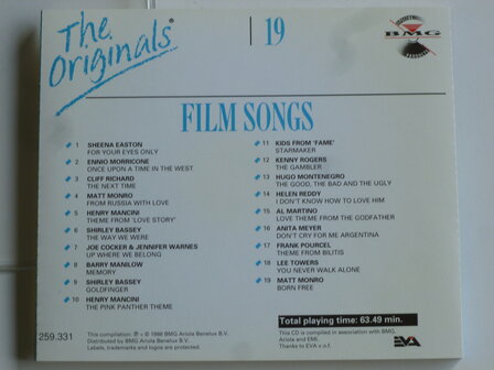 The Originals 19 - Film Songs