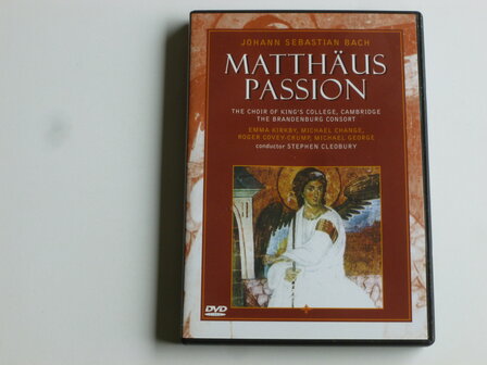 Bach - Matth&auml;us Passion / Emma Kirkby, Stephan Cleobury (DVD)