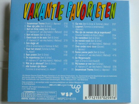 Sesamstraat - Vakantie Favorieten