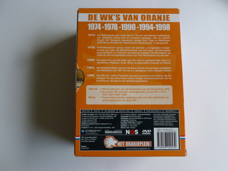 De WK's van Oranje - Jaren '74, '78,'90,'94 en '98 (5 DVD)