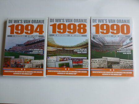 De WK's van Oranje - Jaren '74, '78,'90,'94 en '98 (5 DVD)