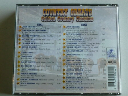 Country Greats - Golden Country Classics (2 CD)