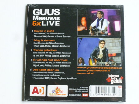 Guus Meeuwis - 5 x Live (nieuw)