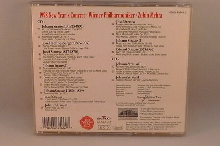 New Year&acute;s Concert - Zubin Mehta , Wiener Philharmoniker (2CD)