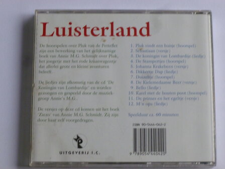 Luisterland - met 4 hoorspelen van Pluk van de Petteflet en liedjes