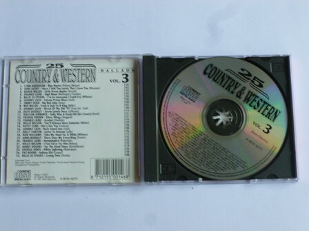 25 Country &amp; Western Ballads - vol. 3
