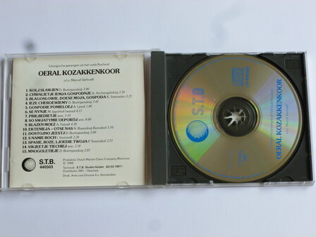 Oeral Kozakkenkoor - Liturgische gezangen uit het oude Rusland /  Marcel Verhoeff
