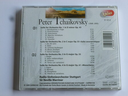 Tchaikovsky - Suites no. 1-4 / Sir Neville Marriner (2 CD)