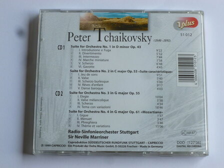 Tchaikovsky - Suites no. 1-4 / Sir Neville Marriner (2 CD)