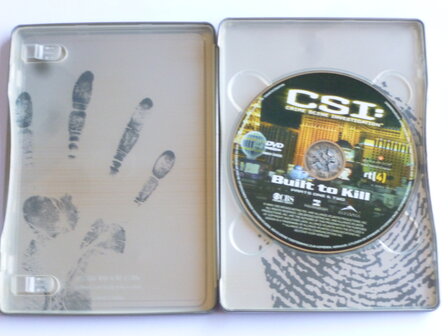 CSI= Crime Scenen Investigation - Built to Kill (DVD) metal box