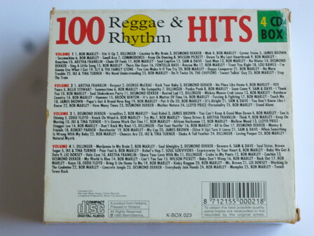 100 Reggae &amp; Rhythm Hits - various artists (4 CD)