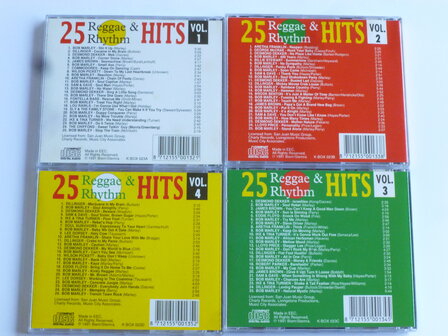 100 Reggae &amp; Rhythm Hits - various artists (4 CD)