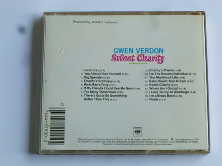 Sweet Charity - Original Broadway Cast / Gwen Verdon