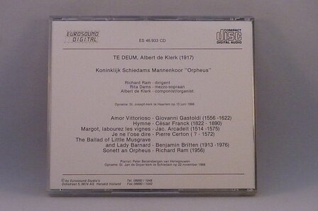 Albert De Klerk - Te Deum