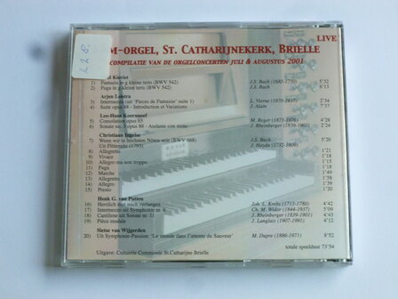 Kam - orgel, St. Catharijnekerk, Brielle