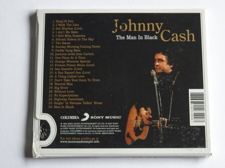 Johnny Cash - The man in black (digipack) nieuw