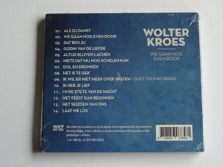 Wolter Kroes - We gaan nog even door (digipack) Nieuw