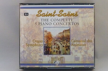 Saint-Sa&euml;ns - The Complete 5 Piano Concertos (3 CD)