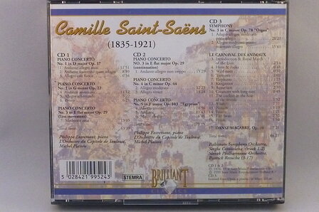 Saint-Sa&euml;ns - The Complete 5 Piano Concertos (3 CD)