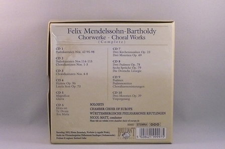 Mendelssohn - Choral Works (10 CD)