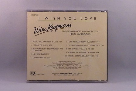 Wim Koopmans - I wish you love