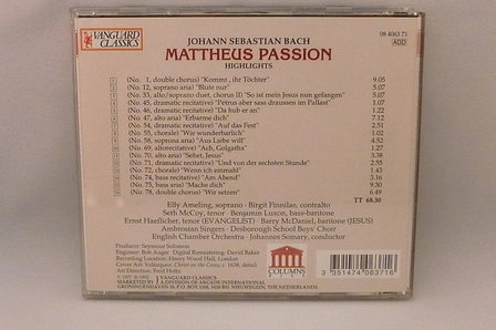 J.S.Bach - St. Matthew Passion / Elly Ameling