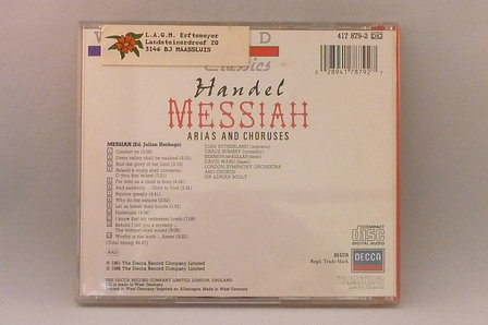 Handel - Messiah / Sir. Adrian Boult