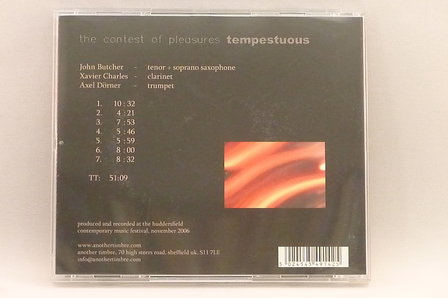 John Butcher / Xavier Charles / Axel Dorner - Tempestuous