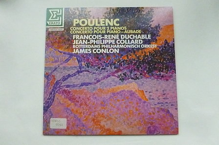 Poulenc - Concerto pour 2 pianos / Rotterdams Philharmonisch Orkest James Conlon (LP)