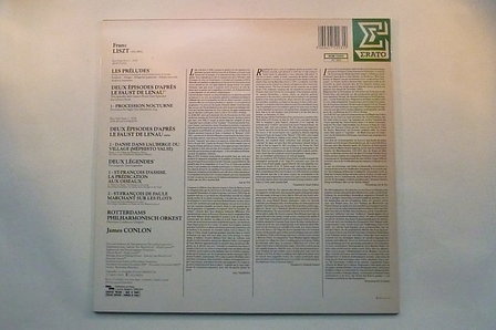 Liszt - Les Preludes / Rotterdams Philharmonisch Orkest James Conlon (LP)