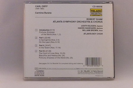 Carl Orff - Carmina Burana / Robert Shaw