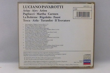 Luciano Pavarotti - Arias