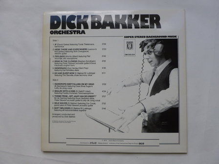 Dick Bakker Orchestra - Soft Melodies (LP)