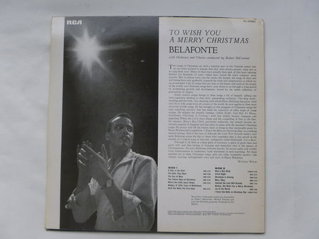 Belafonte - To wish you a merry Christmas (LP)