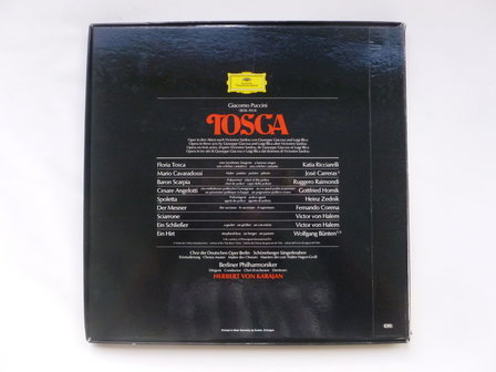 Puccini - Tosca / Herbert von Karajan (2 LP Box)