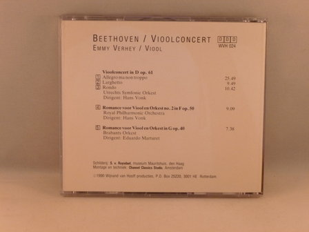 Beethoven - Vioolconcert / Emmy Verhey