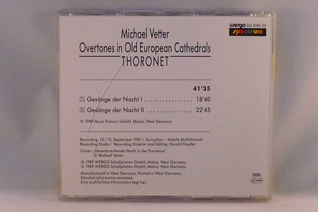 Michael Vetter - Overtones in Old European Cathedrals