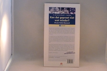 Kan dat gepraat niet wat minder? 25 jaar Radio Rijnmond ( 2 CD Luisterboek + boekje)