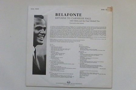 Belafonte - Returns to Carnegie Hall (LP)