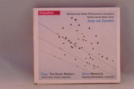 Jaap van Zweden - Netherlands Radio Philharmonic Orchestra / Elgar, Rihm