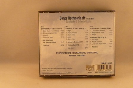 Rachmaninoff - Symphonies / Mariss Jansons (3 CD)
