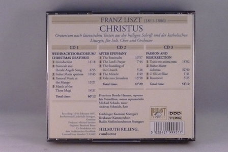 Liszt - Christus / H. Rilling (3 CD)